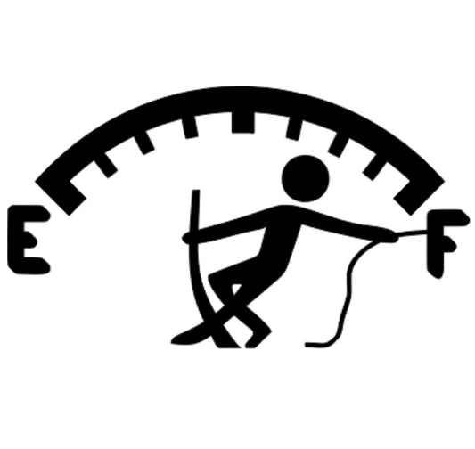 Fuel Gauge Vinyl Sticker – From E to Full