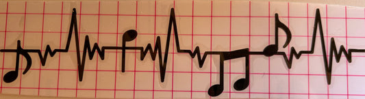Heartbeat Music Sticker – Feel the Vibe