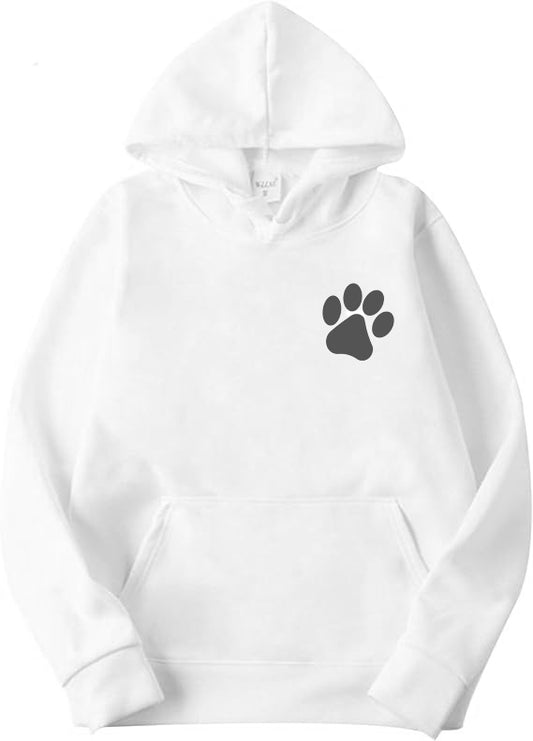 PAW PRINT HOODIE - MINIMAL FRONT PRINT